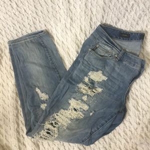 Torrid Destroyed Boyfriend Jeans